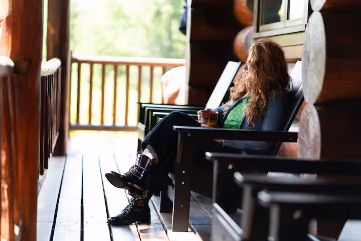 PNW Luxury log cabin, hot tub, forest setting  Share  Save